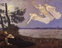 Pierre Puvis de Chavannes The Dream Spain oil painting art